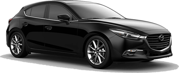 Mazda 3 Hatchback в цвете black