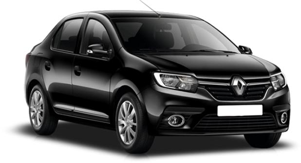 Renault New Logan в цвете чёрная жемчужина