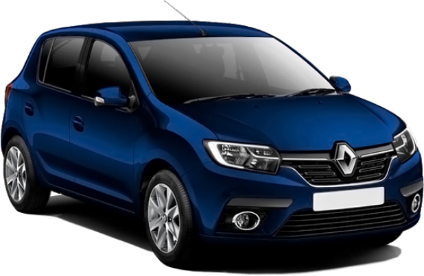 Renault New Sandero в цвете синий сапфир