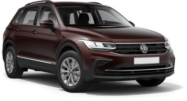 Volkswagen Tiguan New в цвете темно-коричневый